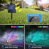 Tsun Solar Pond Light Super Bright Led Underwater Color Changing Solar Lights Rgb Submersible Fountain Lights Ip68 Waterproof