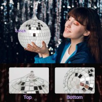 Mini Mirror Disco Ball Decor 32 Pack Hanging Mirror Ball Ornaments Different Sizes Small Disco Balls Decorations Bulk For Par