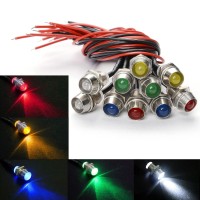 This car LED indicator light bulb is a package of 10Pcs Shining super bright light for good warning and indication function make your driving more safer very popular in the auto aftermarket As you wanted this LED indicator light bulb also very suitable fo