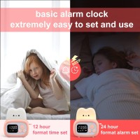 Qanyi Timer Clock Night Light For Kids Tiny Hand Size Portable Led Clock Lamp Kids Desktop Timer For Toothbrush Learning Exer