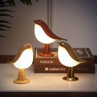 Ym Dragon Small Bird Table Lamp Cordless Bedside Lamps Battery Operated Lamp With 3 Color Temperatures Dimmable Bird Night Li