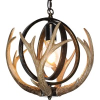 Debemenes Rustic Antler Chandelier, 14