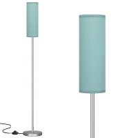 Ambimall Floor Lamp For Living Room - Pole Lamps For Bedrooms, Standing Lamps With Cyan Shade, 65'' Tall Lamp For Office, Minimalist Floor Lamp For Home Decor