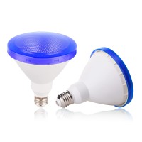 Greenic Blue Led Flood Light Bulb 15W 100 Watt Equivalent E26 Base Par38 Blue Light Bulbs For Bedroom Porch Police Support