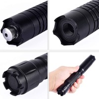 Yinnrent Long Range High Power Blue Light Handheld Flashlight, Suitable For Hiking Indoor Outdoor Camping Trips