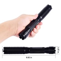 Yinnrent Long Range High Power Blue Light Handheld Flashlight, Suitable For Hiking Indoor Outdoor Camping Trips