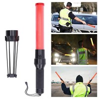 16In Long Traffic Rechargeable Flashing Led Light Control Wand Baton Flashlight For Airport Parking Directing