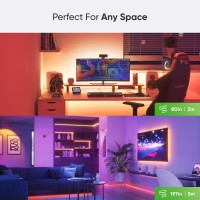 Nanoleaf Essentials Matter Bluetooth Thread Smart Led Lightstrip 80 Smarter Kit 2M Rgb Whites Controller App Voice