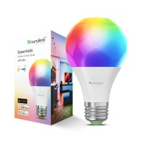 Nanoleaf Essentials Smart Led Color-Changing Light Bulb (60W) - Rgb & Warm To Cool Whites, App & Voice Control (Works With Apple Home, Google Home, Samsung Smartthings) (Matter A19 (1 Pack))