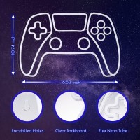 Kavaas Gamer Neon Sign, Neon Controller Sign For Gaming Room Decor - Gaming Neon Sign For Teen Boys Room Decor - Best Gamer Gifts For Teenage Boys, Kids