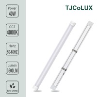 Colmeguna 2 Packs 4Ft Led Batten Light Ultra Light Slim Ceiling Surface Mounted Light 40W Day Light 4000K Ip20 Led Ceiling