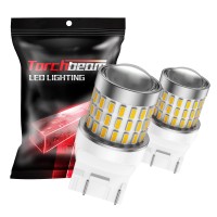 Torchbeam T20 7443 7440 Led Turn Signal Light Bulbs 7444Na 7442Nak, Amber Yellow W21W 7441 7444 Led Bulbs With Projector Replacement For Parking Front Rear Turn Signal Lights