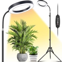 Lordem Grow Light For Indoor Plants Full Spectrum Plant Light With Auto Timer For 4812H 79 Diameter Growing Lamp With 108