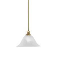 Stem Pendant With Hang Straight Swivel Shown In New Age Brass Finish With 14