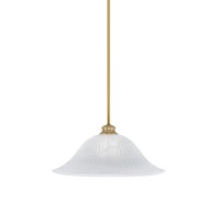 Stem Pendant With Hang Straight Swivel Shown In New Age Brass Finish With 20