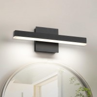 Joossnwell Black Bathroom Vanity Light Fixtures Dimmable 5Cct Led Bathroom Lighting Bar 1575 Inch Modern Bath Lights Fixture O