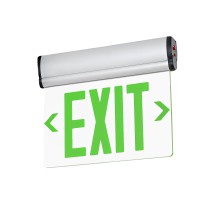 Tanlux Green Exit Signs For Business Led Edge Lit Exit Sign Ul 924 Hardwired Emergency Exit Lights With Battery Backup Alumi