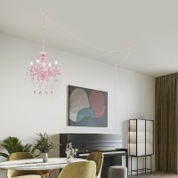 Plug In Chandelier Small Black Chandelier 4 Light Crystal Chandeliers For Dining Room