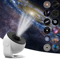 Star Projector Galaxy Light, 12 In 1 Planetarium Galaxy Projector, 360 Rotating Aurora Projector With Solar System For Bedroom Starry Sky Night Light Lamp For Kids Adult Home Decoration