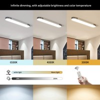 Qcyuui Dimmable Led Ceiling Light Modern Acrylic Linear Led Ceiling Lamp 394In Semi Flush Mount Wraparound Shape Lighting Fixtu