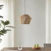 Ramsey Natural Woven Rope Pendant(D0102H73Rrt)