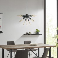 Ely 3-Light Spiked Chandelier(D0102H73Rp2)