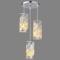 Fdpby Chrome Pendant Lighting Modern Pendant Light Mini Crystal Chandeliers Adjustable Pendant Light Fixture For Kitchen Island