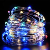 Fairy Lights Battery Operated 1 Pack 16Ft 50 Led Mini Battery Powered String Lights Twinkle Lights Mason Jar Lights Waterproof F