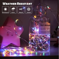 Fairy Lights Battery Operated 1 Pack 16Ft 50 Led Mini Battery Powered String Lights Twinkle Lights Mason Jar Lights Waterproof F