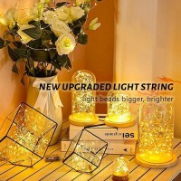 Fairy Lights Battery Operated 1 Pack 16Ft 50 Led Mini Battery Powered String Lights Twinkle Lights Mason Jar Lights Waterproof F