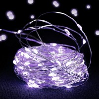 Fairy Lights Battery Operated 1 Pack 16Ft 50 Led Mini Battery Powered String Lights Twinkle Lights Mason Jar Lights Waterproof F