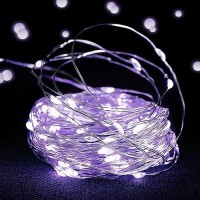 Fairy Lights Battery Operated 1 Pack 16Ft 50 Led Mini Battery Powered String Lights Twinkle Lights Mason Jar Lights Waterproof F