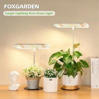 Foxgarden Grow Light Full Spectrum Desktop Grow Lamp With Base Bright Led Plant Light With Auto Onoff Timer 4812H 4 Dimmab