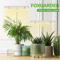 Foxgarden Grow Light Full Spectrum Led Grow Lamp Spacesaving Plant Light With Auto Onoff Timer 4812H 4 Dimmable Brightnes