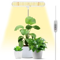 Foxgarden Grow Light Full Spectrum Led Grow Lamp Spacesaving Plant Light With Auto Onoff Timer 4812H 4 Dimmable Brightnes