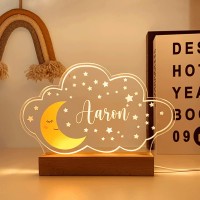 Order Steps 1 Choose the pattern first 2 Clik the Customise nowthen add the name you want to engrave on the lamp plaque 3 check out and purchase directly Custom your own night light by uploading the text Just tell us your babys name and turn it into a cus