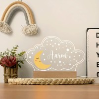 Order Steps 1 Choose the pattern first 2 Clik the Customise nowthen add the name you want to engrave on the lamp plaque 3 check out and purchase directly Custom your own night light by uploading the text Just tell us your babys name and turn it into a cus