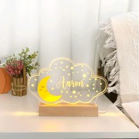 Order Steps 1 Choose the pattern first 2 Clik the Customise nowthen add the name you want to engrave on the lamp plaque 3 check out and purchase directly Custom your own night light by uploading the text Just tell us your babys name and turn it into a cus