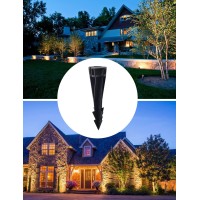 Coloer Landscape Lights 8 Inch Inground Stake Spikes Replacement 12 Nps Thread With Side Wire Way Medium Size Heavy Duty Un