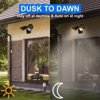 Homenhancements Flood Lights Outdoor Motion Sensor 1900Lm 20W 3000K Led Security Lights For House Yard Patio Motion Detected Ext