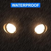 Homenhancements Flood Lights Outdoor Motion Sensor 1900Lm 20W 3000K Led Security Lights For House Yard Patio Motion Detected Ext