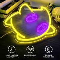 Luma Star Neon Sign From Game Neon Sign Dimmable Led Neon Light For Kids Game Room Man Cave Super Star Gaming Wall Decor Birthda