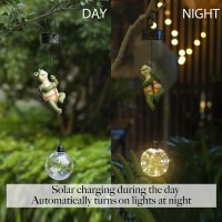 Suyorpe Solar Lantern Outdoor Waterproof,Hanging Solar Lights,Turtle Outside Decoration,Outdoor Decor For Tree Garden Yard Patio,Cute Turtle Gift,3.85 X 3.85 X 24.41 Inches