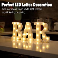 Dyingswan Led Light Up Letters 26 Alphabet Marquee Letter Lights Small Letters With Lights Battery Powered Letter Sign Lights