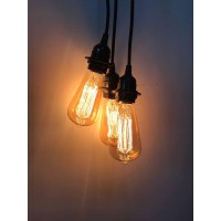 Fadimikoo Pendant Light Kit 6 Pack E26E27 Lamp Kit 12Ft Vintage Edison Hanging Pendant Light Cord Kit With Onoff Switch Ul L