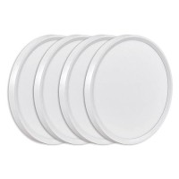 4Pk 9 Inch Led Flush Mount Ceiling Light 18W 1860Lm 3000K4000K6000K Cct Selectable Round Flat Panel Light Low Profile Ceil