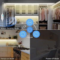 Dual Motion Sensor Light Indoor Plugin Motion Activated Stair Light Strip Indoor With Double Motion Sensor Dimmer Delay Time