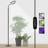 Geciliaoran Grow Light For Indoor Plants Full Spectrum Led Halo Tall Plant Growing Lights With Stand Height Adjustable Growth