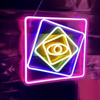 Piloyinde Eye Neon Light Sign Neon Lights For Wall Decor Neon Signs For Bedroom Neon Wall Signs Suitable For Bedroom Party Store