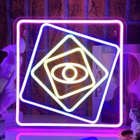 Piloyinde Eye Neon Light Sign Neon Lights For Wall Decor Neon Signs For Bedroom Neon Wall Signs Suitable For Bedroom Party Store